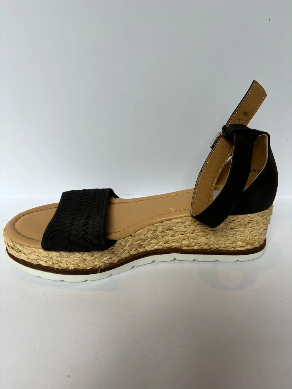 Dolce Vita Women’s Black Woven Espadrille Platform Sandals Size 10